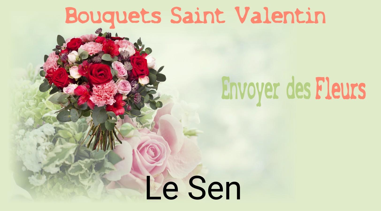 Roses de Saint-Valentin livrées à Le Sen